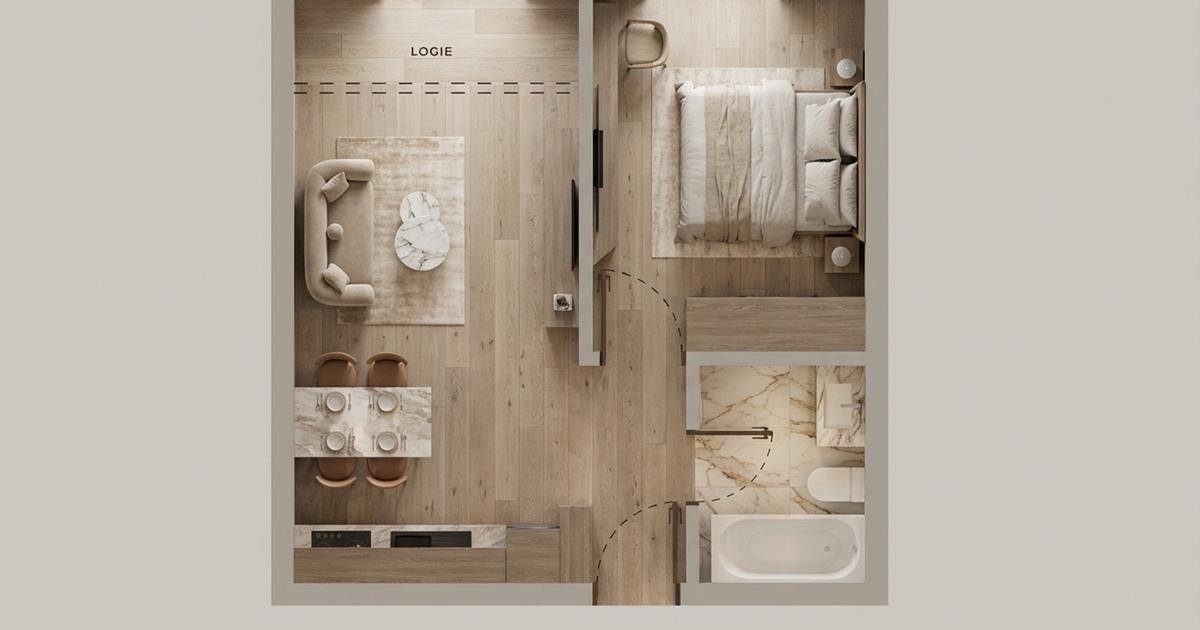 Apartament decomandat cu 2 camere în Chiajna