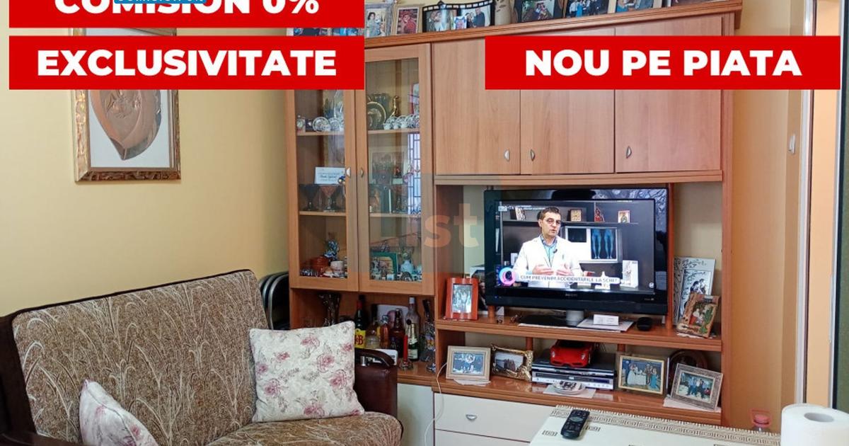 Apartament semidecomandat cu 3 camere în zona Micro 40, Galați