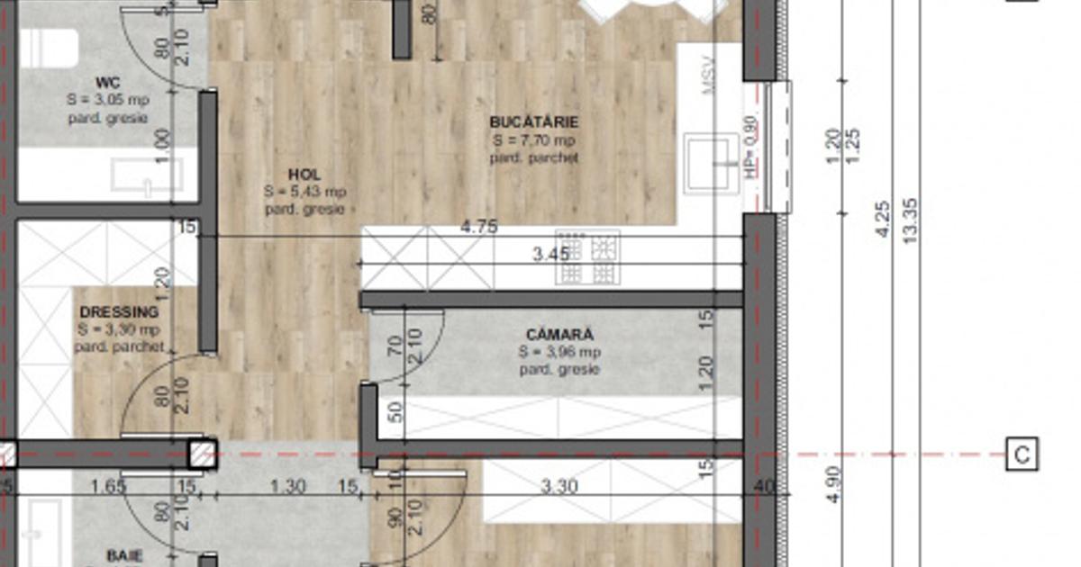Apartament NOU, 3 camere, parcare,  CURTE, an 2025, Etaj 1, 0% Comision