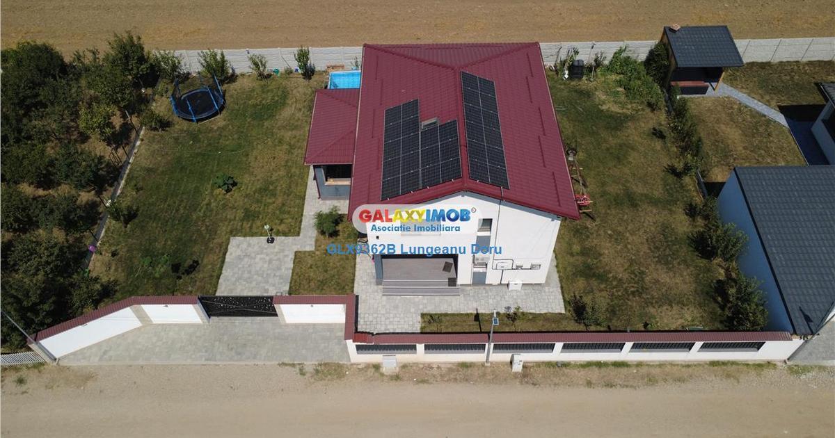 Vila P+1E,terasa, piscina, curte, 0 Costuri ergetice, Ulmi - CTP Park