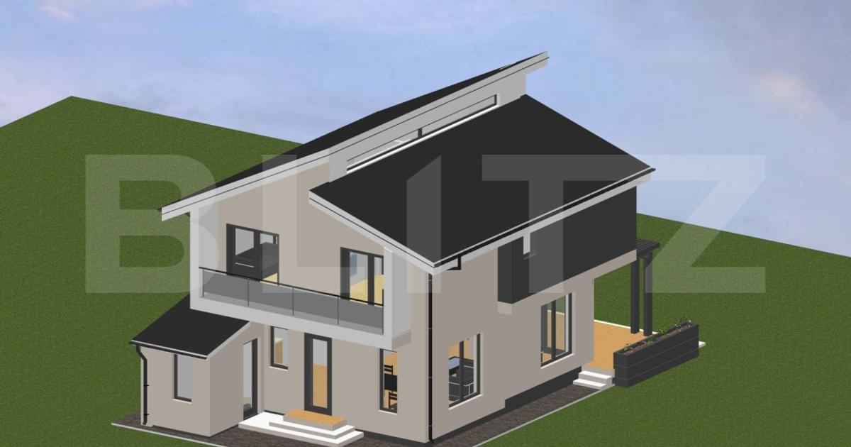 Casă individuală 120 mp cu 4 camere în Cristian