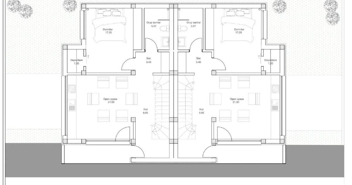 Duplex 231 mp cu 5 camere în Voluntari