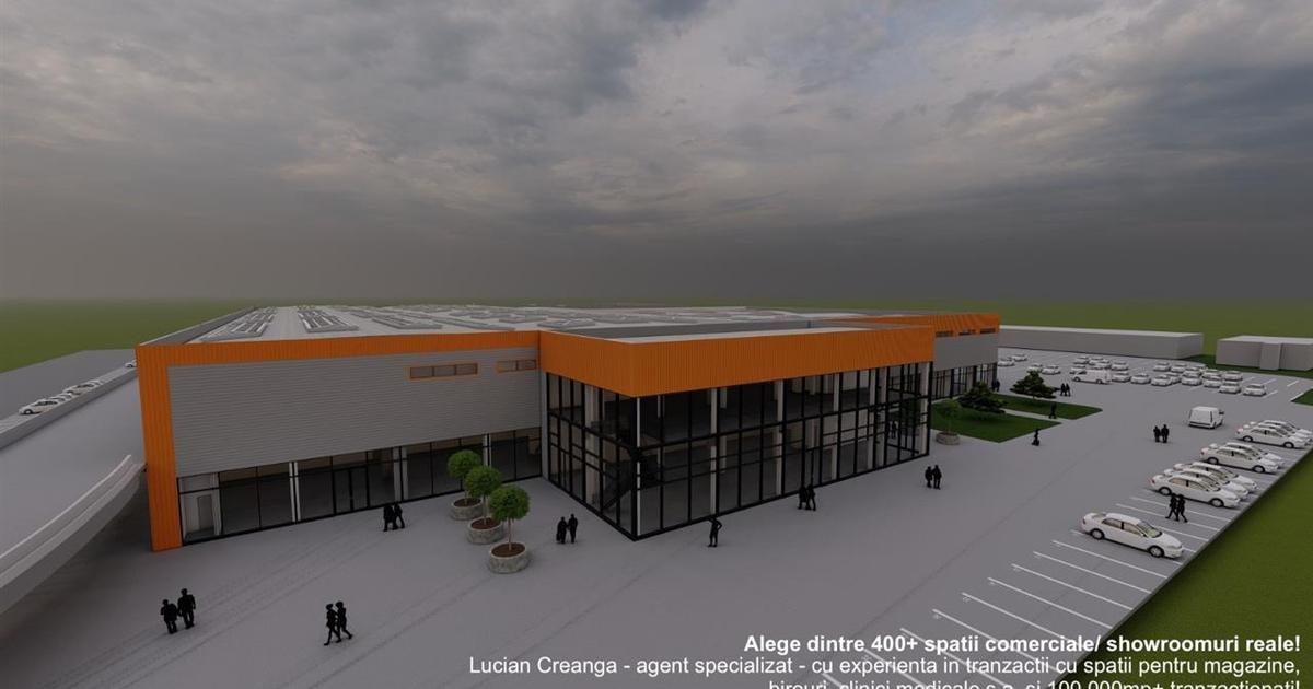 Spatii comerciale/ showroom-uri Calea Chisinaului de la 400mp la 2000mp