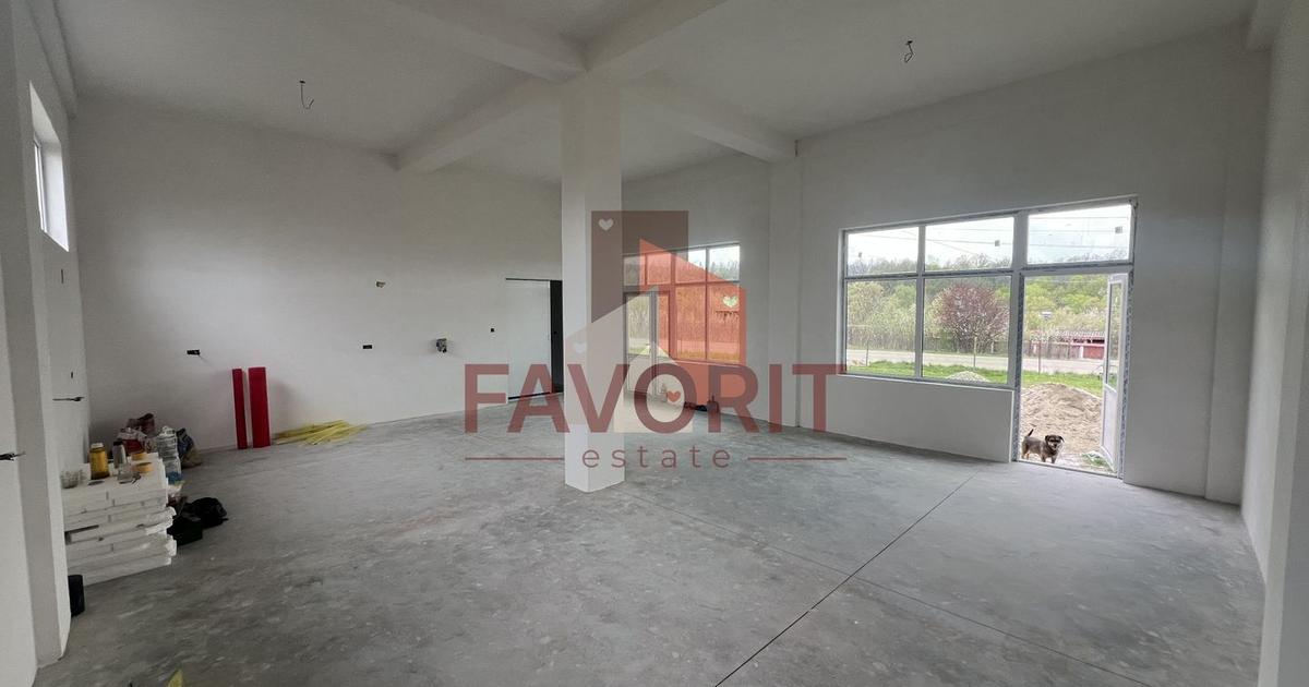 Spatiu comercial de inchiriat | 100 mp utili | 600 mp teren