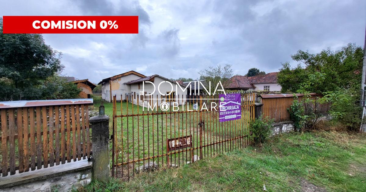 Închiriere spațiu comercial pentru producție, în comuna Arcani - la DN 67D