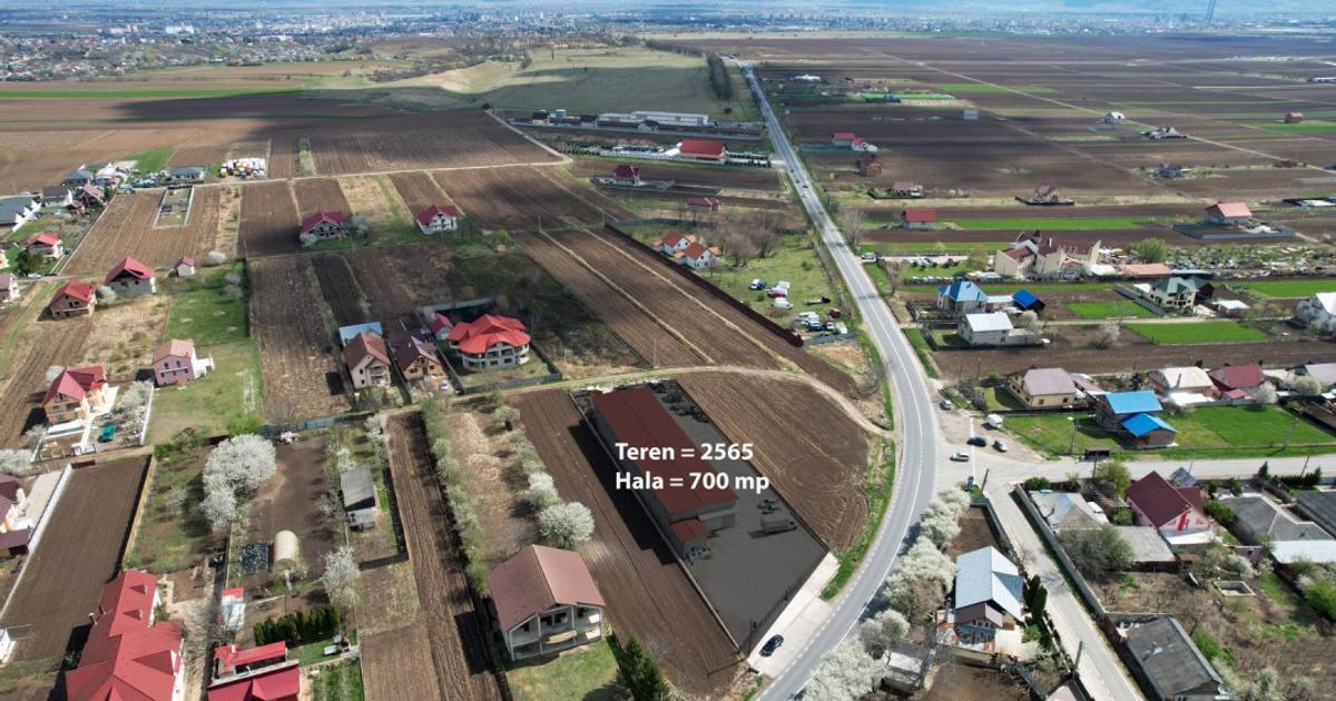 De inchiriat hala 700 mp + 2.565 mp teren Magura - Bacau