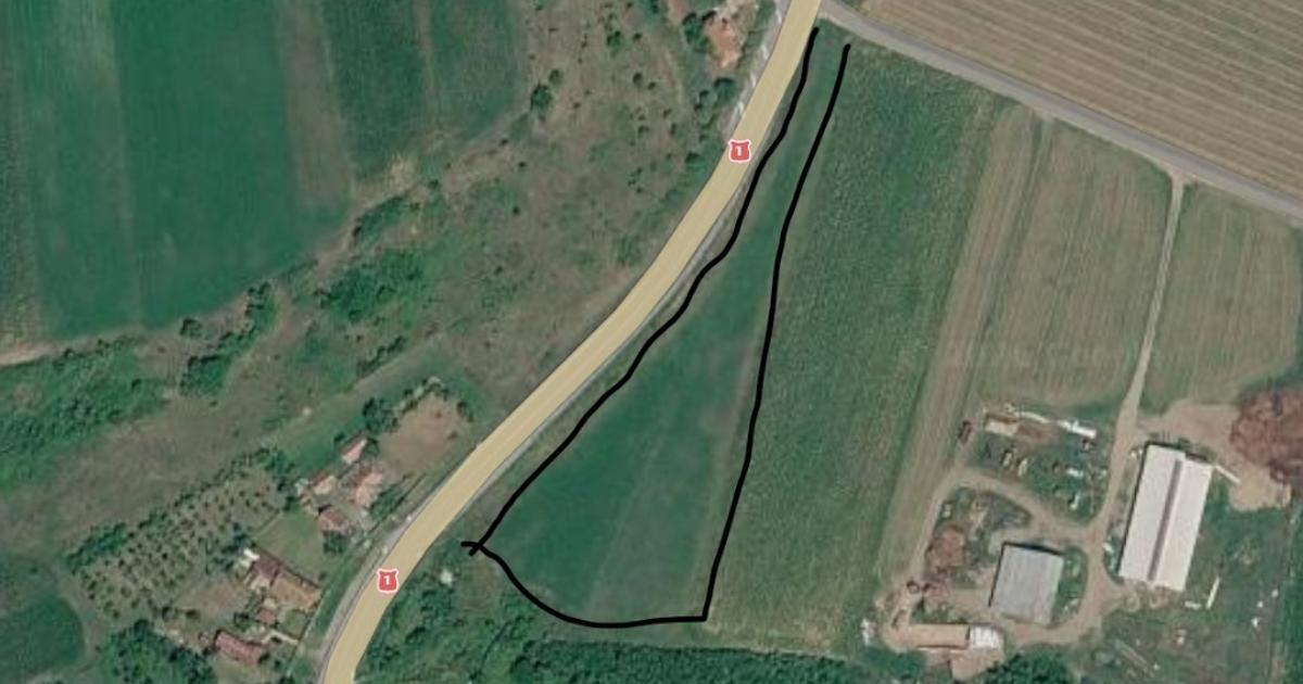 Teren 4000 mp închiriere DN1 Aiud-Alba Iulia vizibilitate stradală