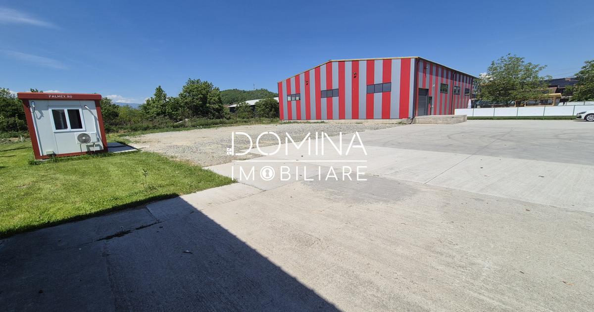 Închiriere teren industrial în Bălești - container și utilități incluse