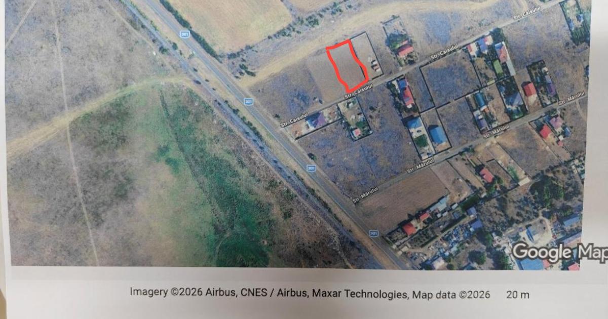 Teren intravilan de vânzare 1000 mp – Fundeni-Frunzănești, Calarasi