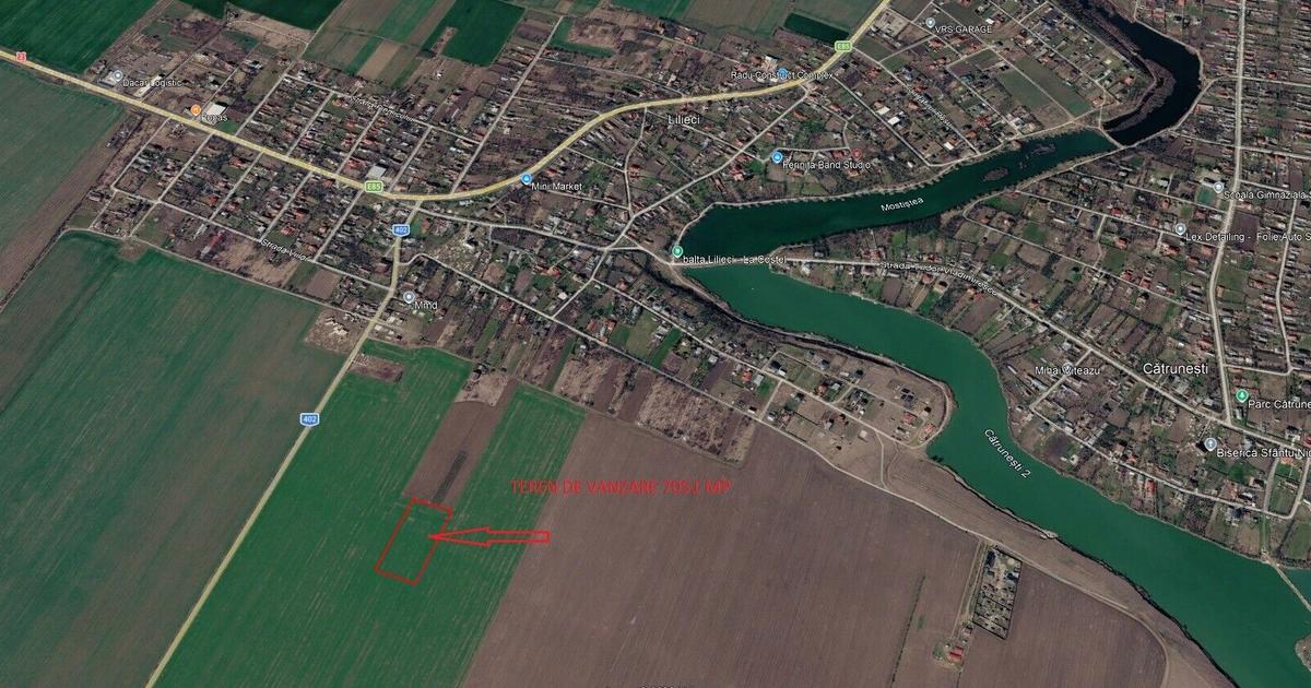Teren Construcții intravilan de 7051 mp, în Sinești
