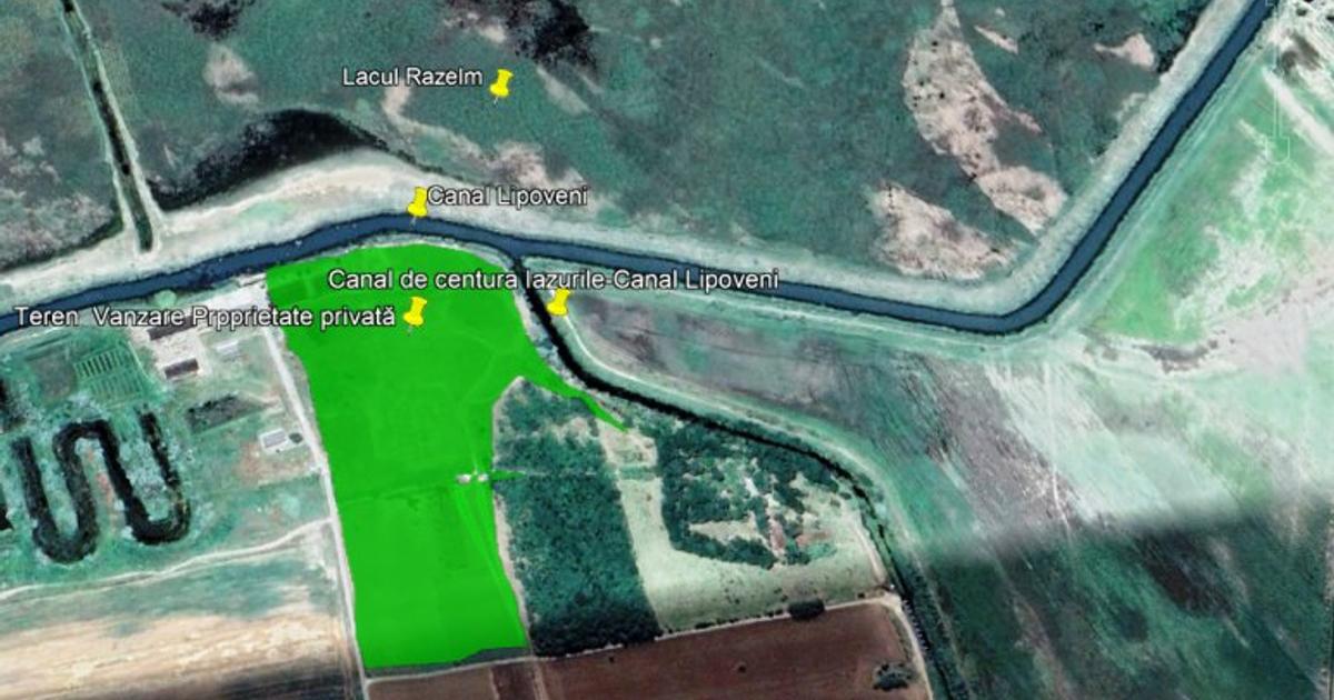 Teren lacul Razelm - canal Lipoveni - Iazurile - Valea Nucarilor
