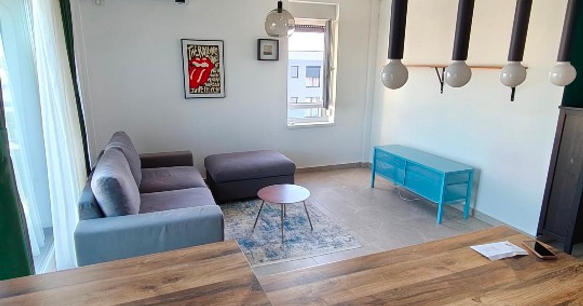Apartament modern 1 dormitor, 52 mp, open‑space, complet mobilat
