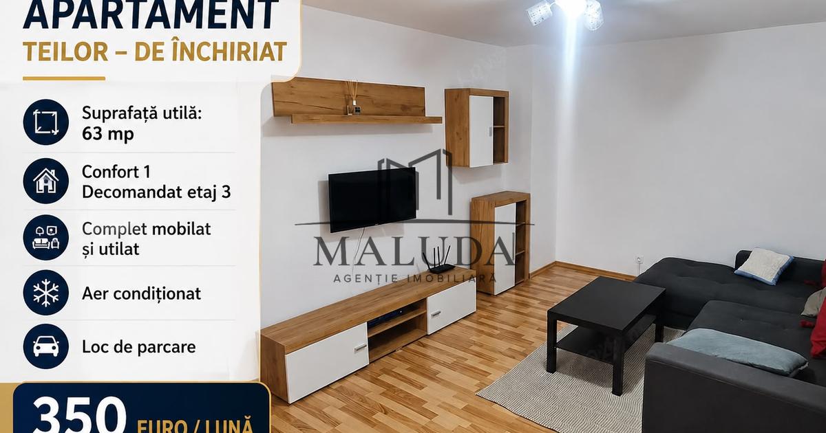 Apartament de închiriat