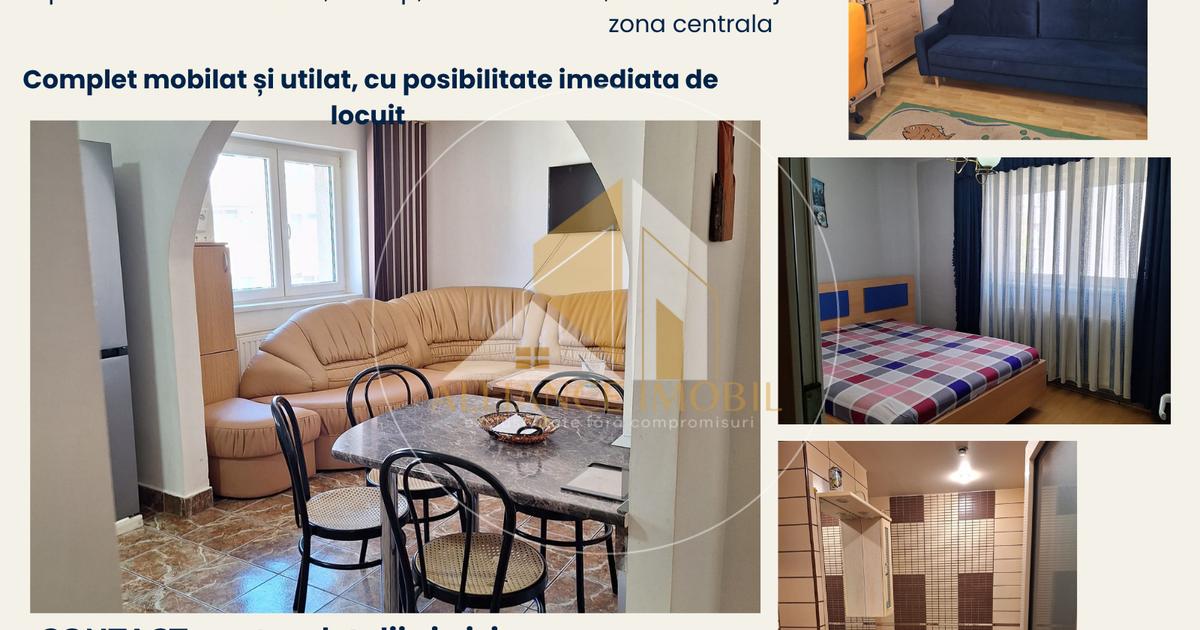 APARTAMENT 3 CAMERE DE VANZARE , DECOMANDAT , ZONA CENTRALA