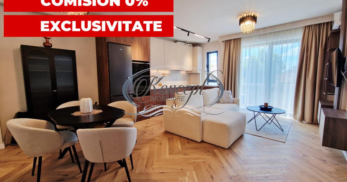 0% comision. Apartament nou mobilat, 2 minute de centrul Clujului