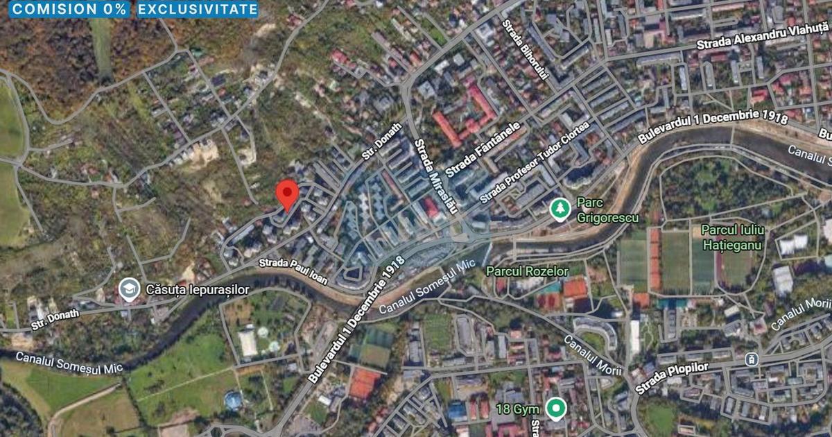 Apartament 2 camere Grigorescu, etaj 1, balcon, 41 mp