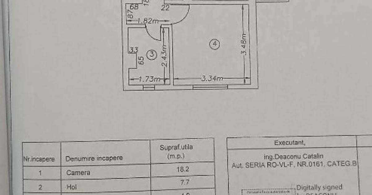 Apartament 2 camere, centrala, termopane, bloc izolat