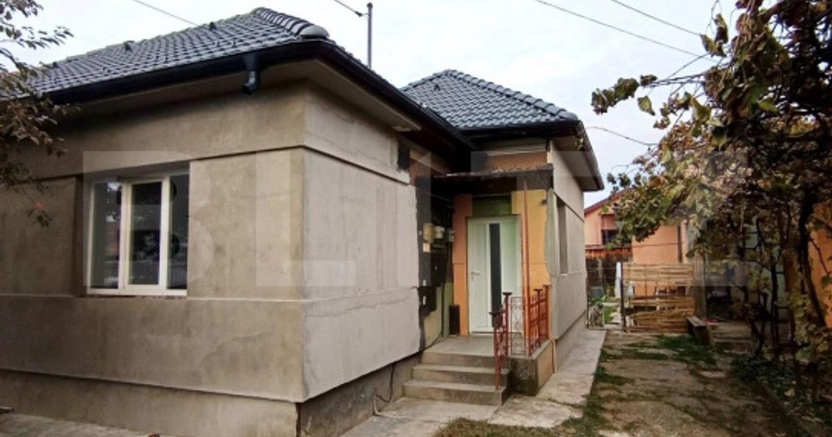 Casa individuala in Someseni, 84mp utili, 385mp teren-panouri fotovoltaice