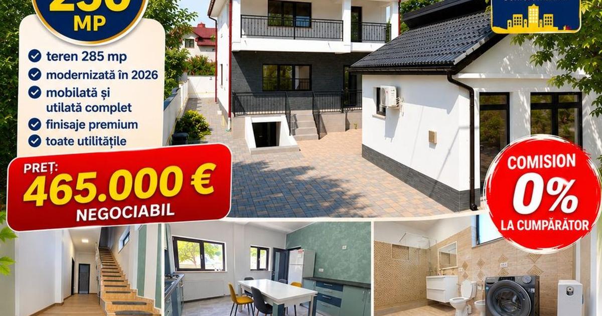 VILĂ D+P+1E, renovată și mobilată, VASLUI - zona Andrei Mureșanu;