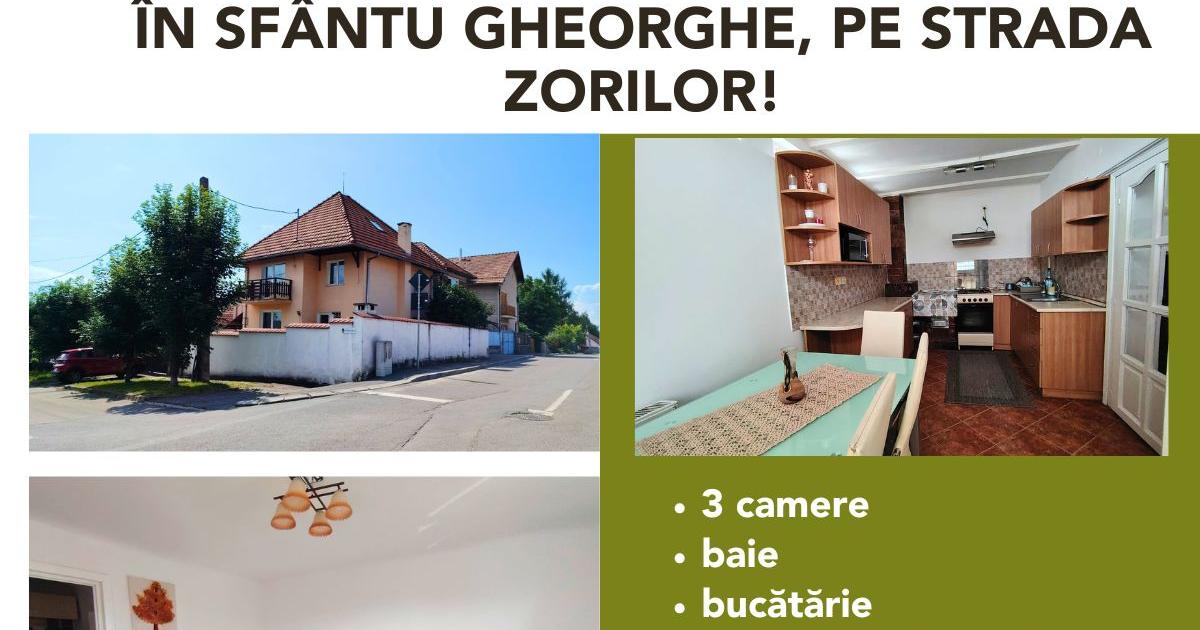 De închiriat etajul superior al unei case familiale în Sfântu Gheorghe!