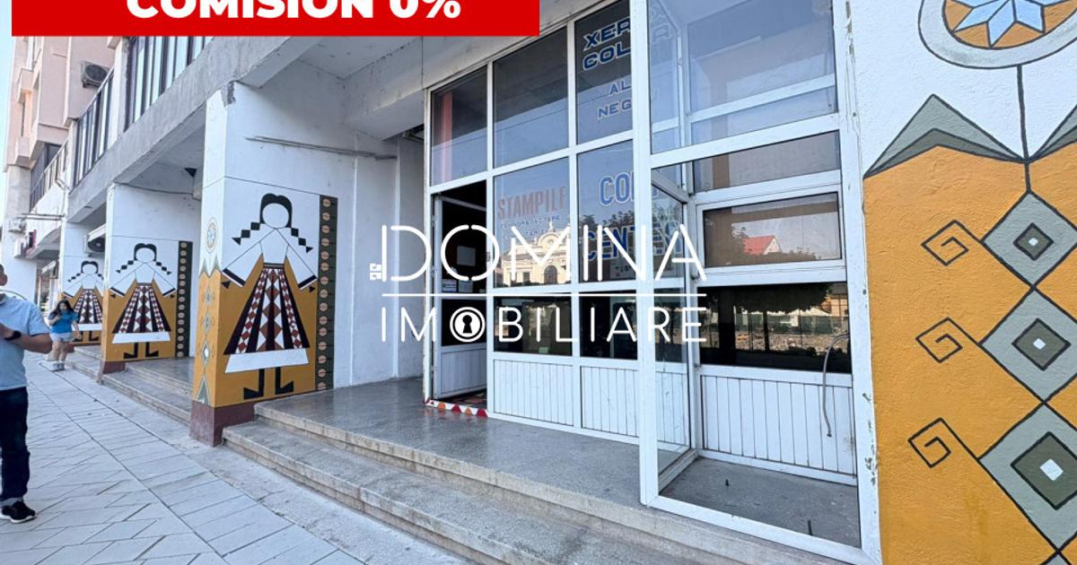 Închiriere spațiu comercial ultracentral, trafic intens, vitrină stradală