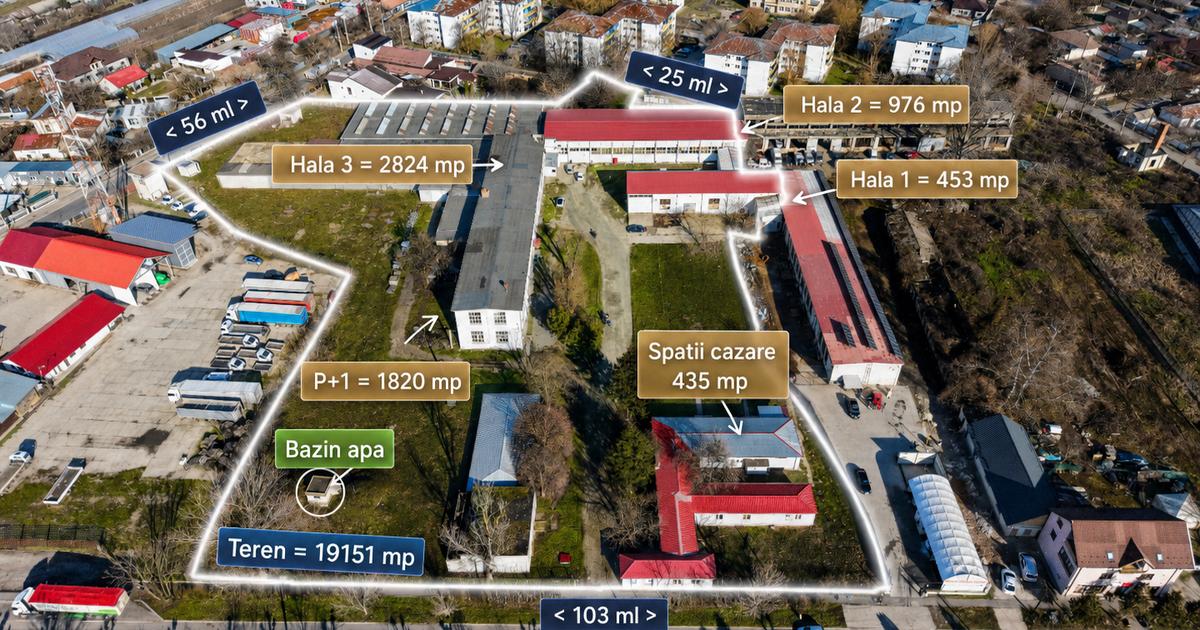 De inchiriat spatiu industrial in Turnu Magurele - Teleorman
