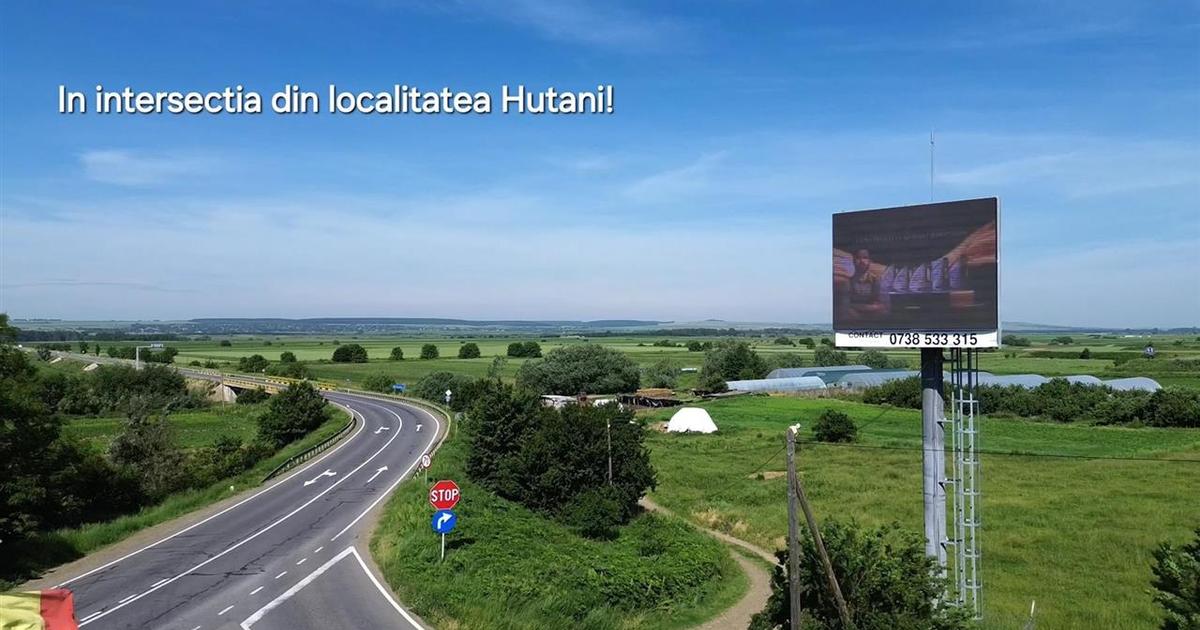 Teren Intravilan 5500 mp de Inchiriat  Intersectia Hutani Suceava Botosani DN 29