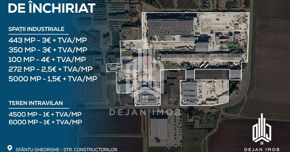 Teren intravilan | 6.000 MP | Zona Industrială