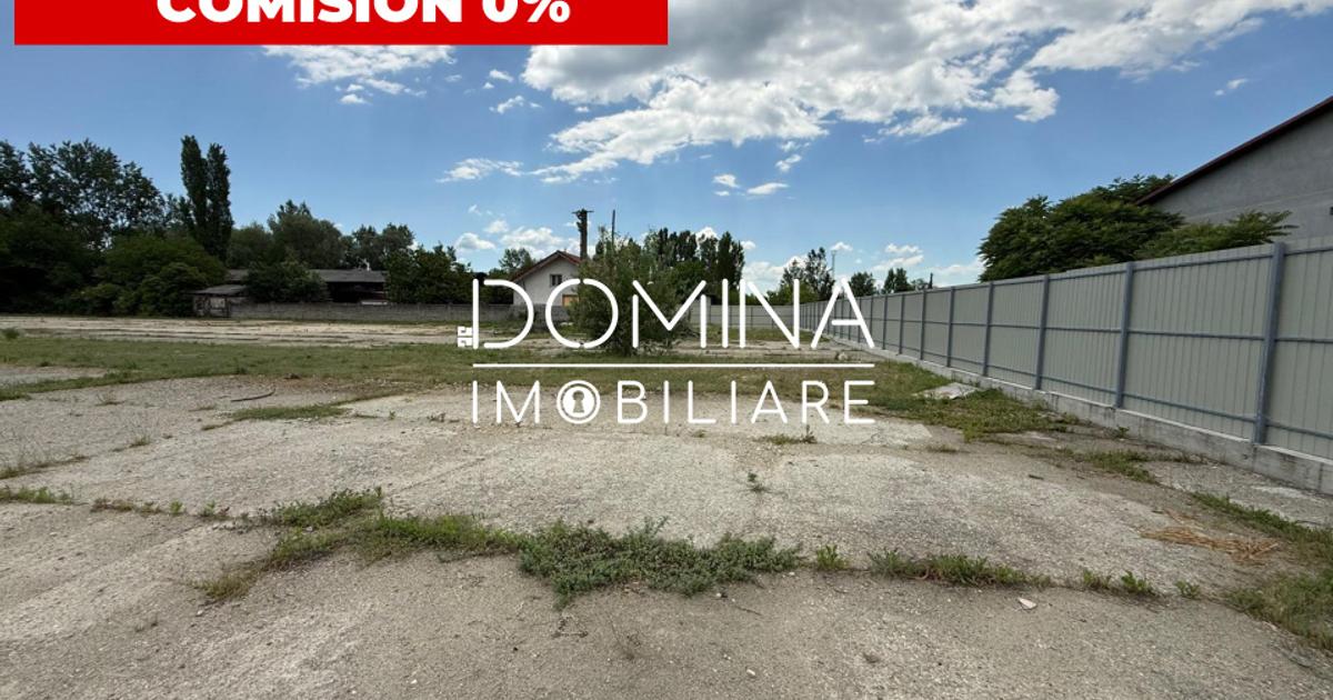 Teren intravilan *zona industrială - Agriculturii/Depozitelor - acces din 9 Mai*