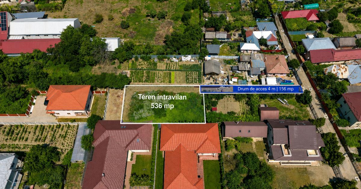 Teren intravilan 536 mp de vanzare in Bacau – la 2 km de Arena Mall