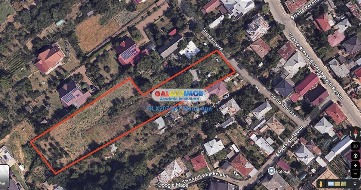 Exclusivitate: Teren Intravilan 3.862 mp. municipiul Botosani!