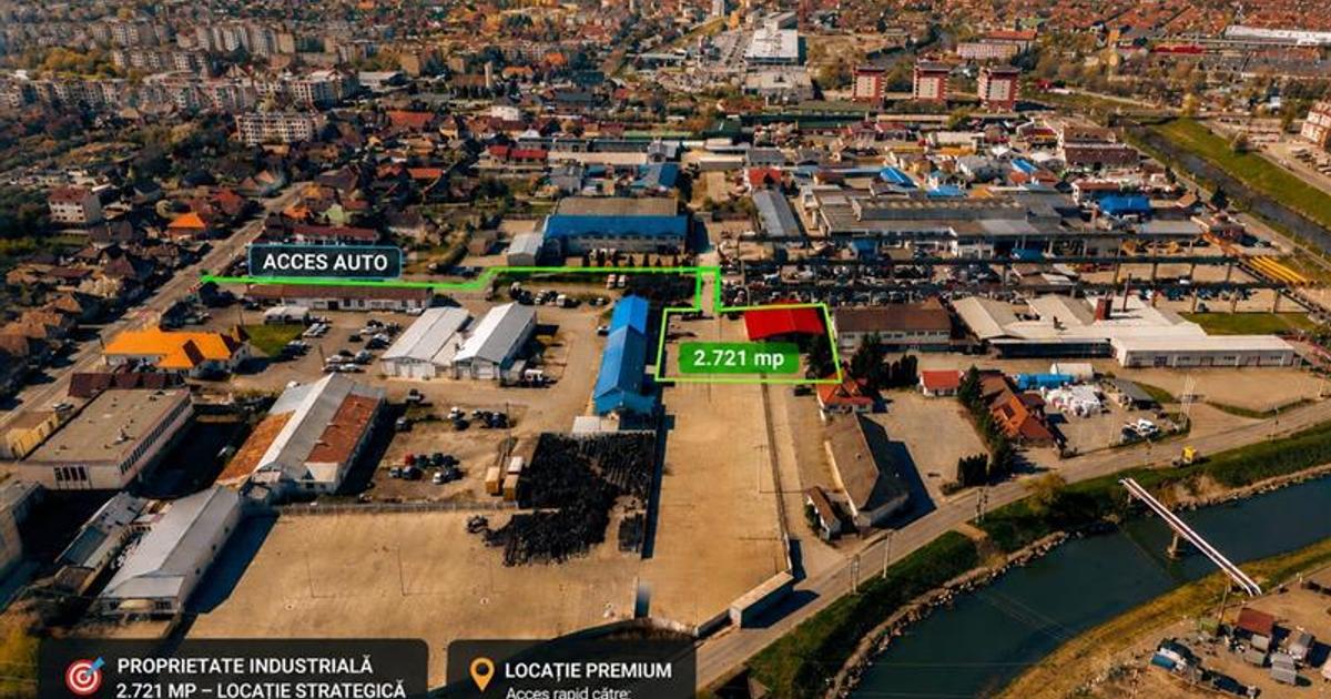 Platforma strategica, acces dedicat, conexiune cu zona comerciala Beclean
