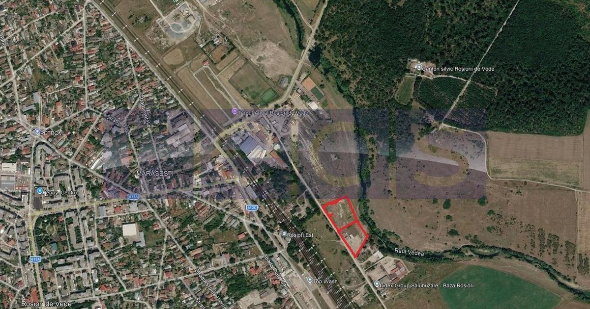 VANZARE TEREN 16.000 MP | 2 LOTURI | CONSTRUCTII EXISTENTE | ROSIORI DE VEDE