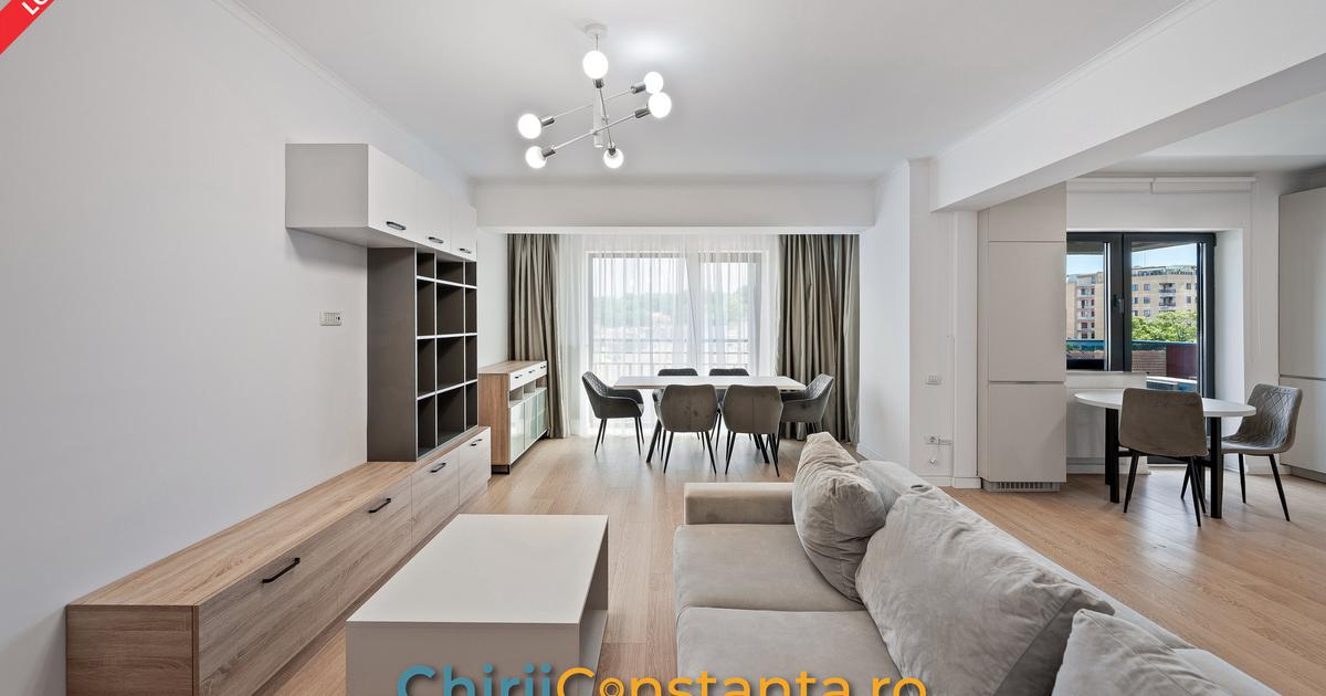 ✅Apartament 127m² · Centru - Trocadero · 3 camere, 2 băi · mașină de spălat vase
