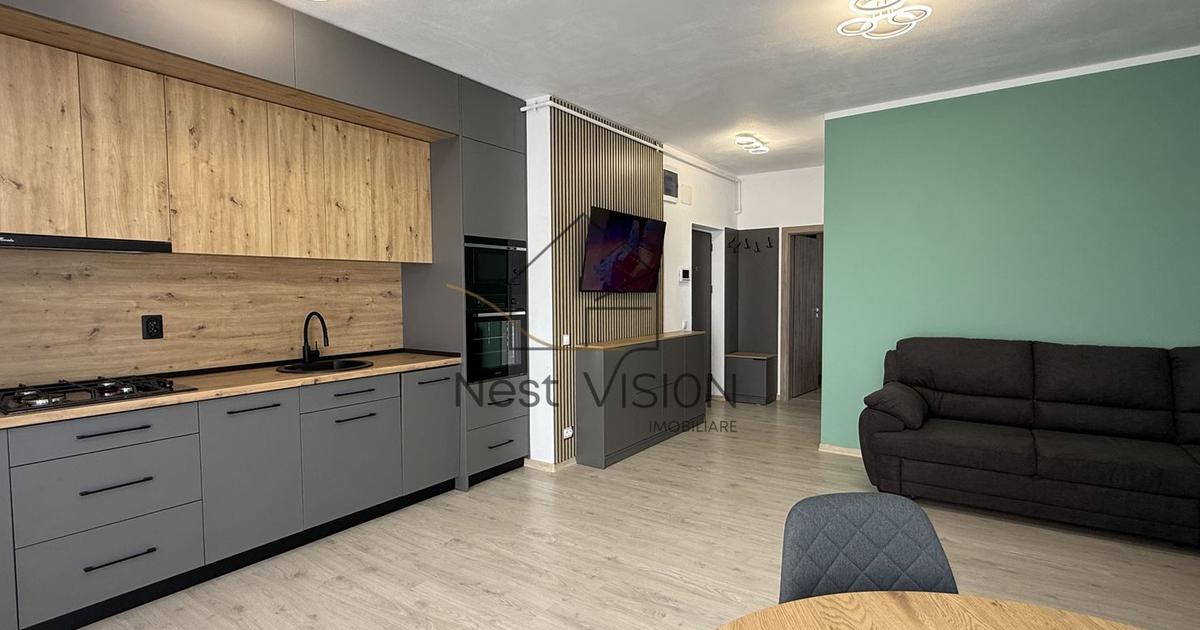 Apartament modern 2 camere + terasă panoramica 43 mp
