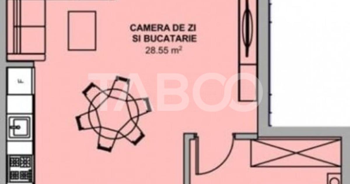 Apartament cu 2 camere 54 mpu cu balcon parcare Doamna Stanca Sibiu