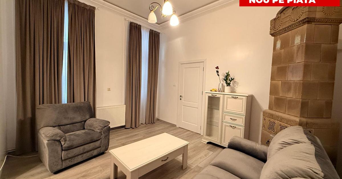 De Inchiriat apartament 2 cam complet utilat, 50 mp utlili Zona Centru Pietonala