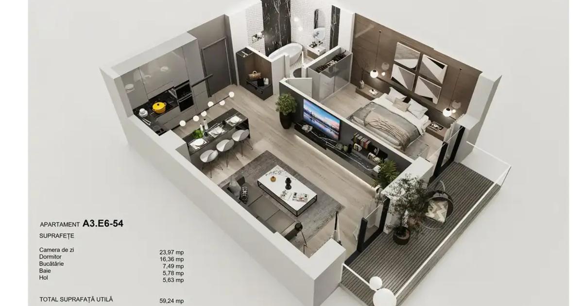 Apartament 2 camere