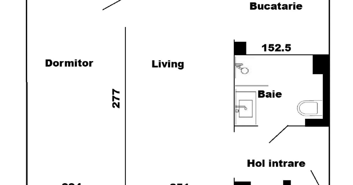 Apartament 2 camere complet renovat | 32 mp | Etaj 1 | Centrală proprie (2025)
