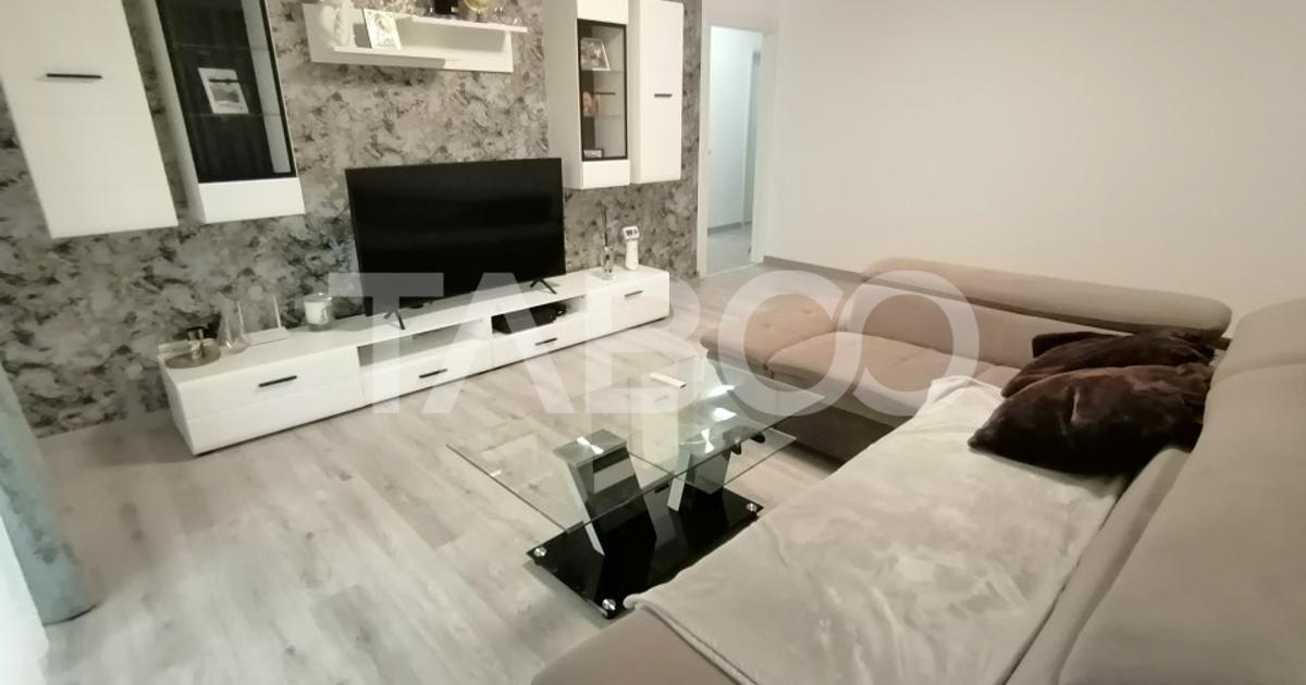 Apartament decomandat de vanzare mobilat utilat balcon Selimbar Sibiu