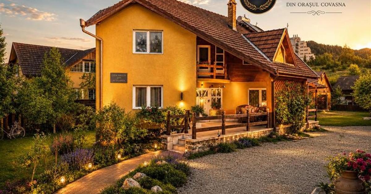 Proprietate premiata Casa Anului, cu placheta oficiala, Covasna: eleganta si aut