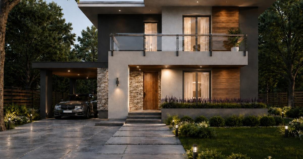 Vilă individuală P+1 ,600 mp teren | 3 dormitoare, 1birou, 3 bai,garaj, pompa ca