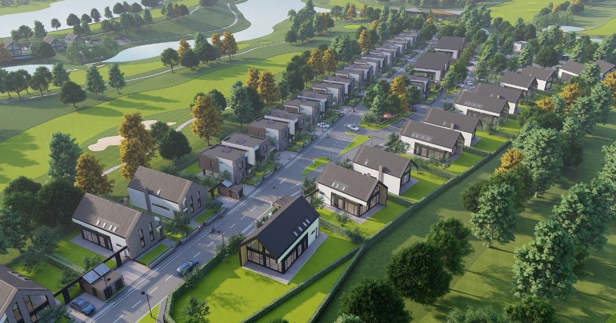 Vile in stil scandinav, asezate in peisajul unic al terenului de golf din Snagov