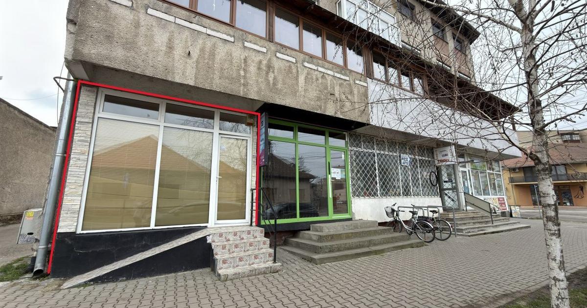 Spațiu Comercial Stradal 30 mp/Trafic Intens Auto și Pietonal/C.A.Române - Carei