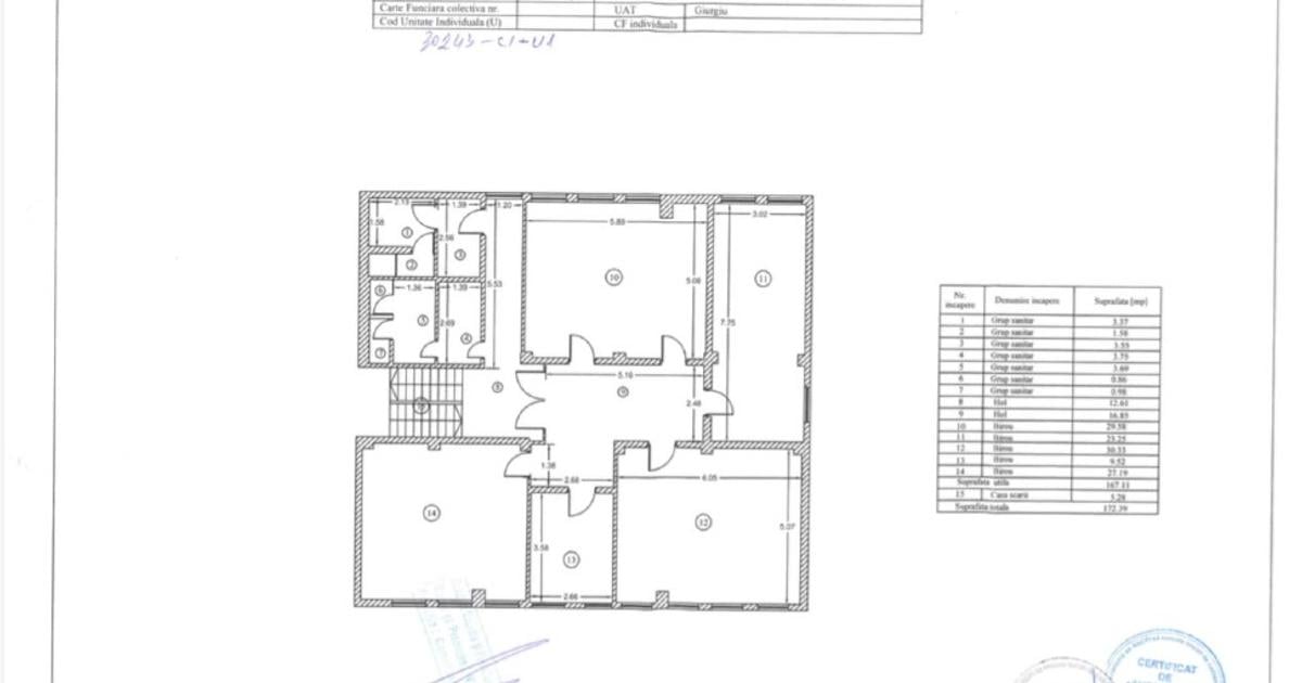 Spațiu comercial de închiriat – 745 mp – Ultracentral, Giurgiu – Ideal clinică