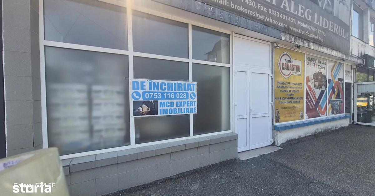 Spațiu comercial de închiriat, 30 mp – Vizibilitate excelentă