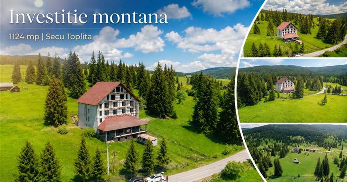 Complex montan 1.124 mp, Toplita Secu, investitie: turistica /retreat, cadru val