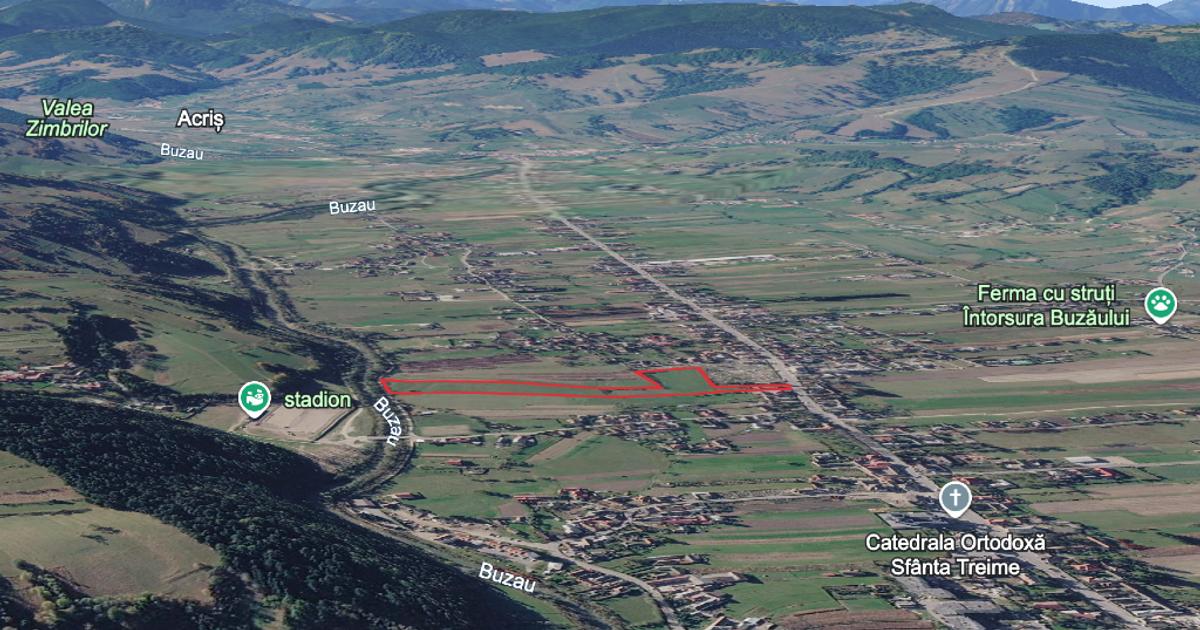 Teren pentru dezvoltare 22.631 mp | Central, Întorsura Buzăului | Acces la râu
