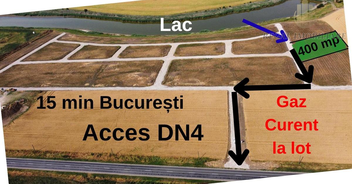 Teren Frumusani Gaz- Curent 400 mp |  D.N. 4