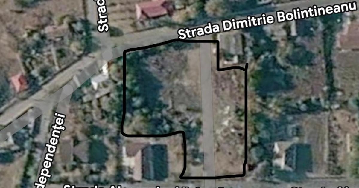 Teren Intravilan Panoramic Isaccea – 2000 mp, Vedere de Sus la Dunăre